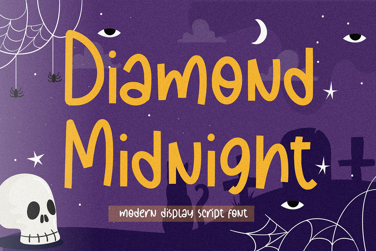 Diamond Midnight - Display Script, a Slab Serif Font by Balpirick Studio (Photo 1 of 7)