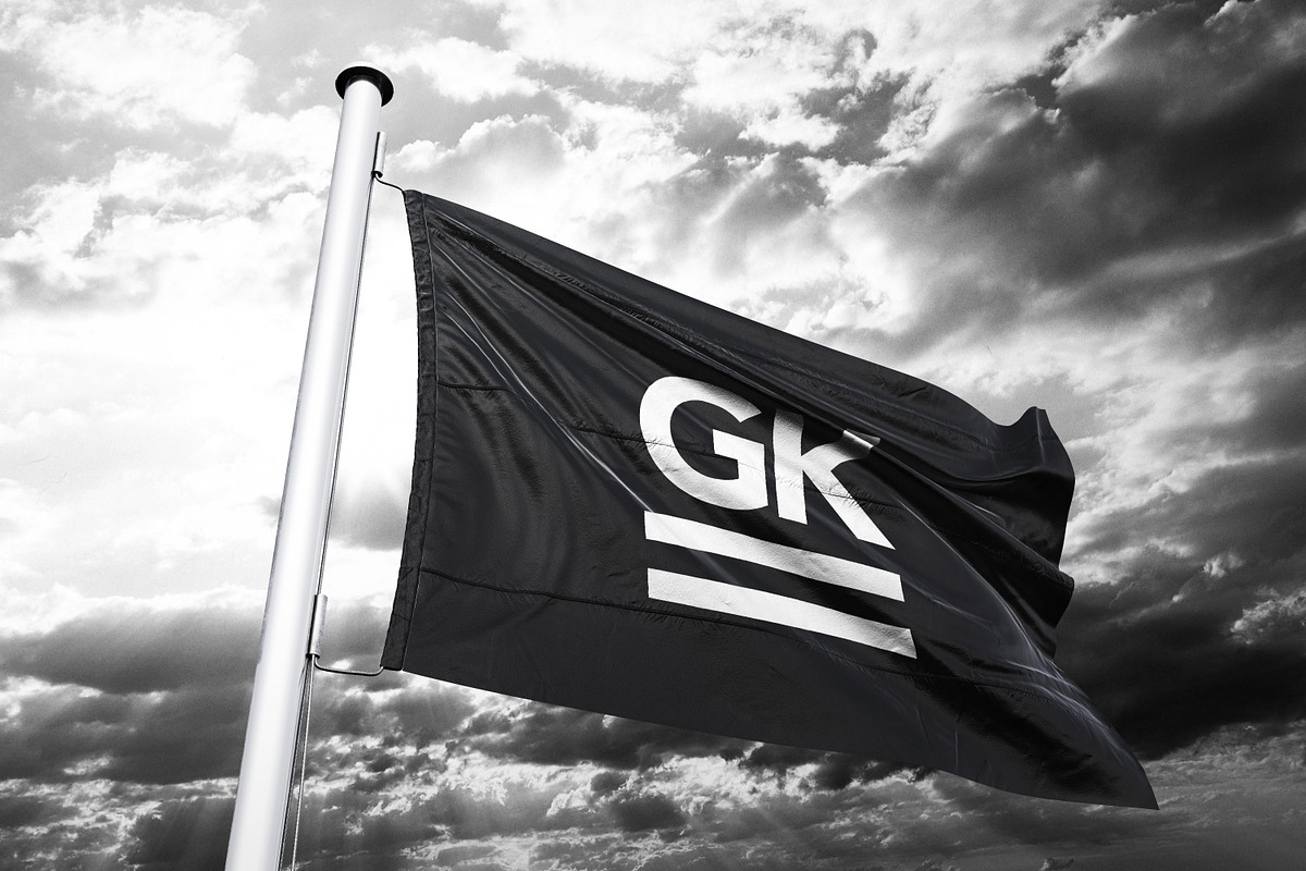 10 Realistic 3D Flag Mock Up`s v.2, a Product Mockup by GK Creative (Photo 7 of 9)