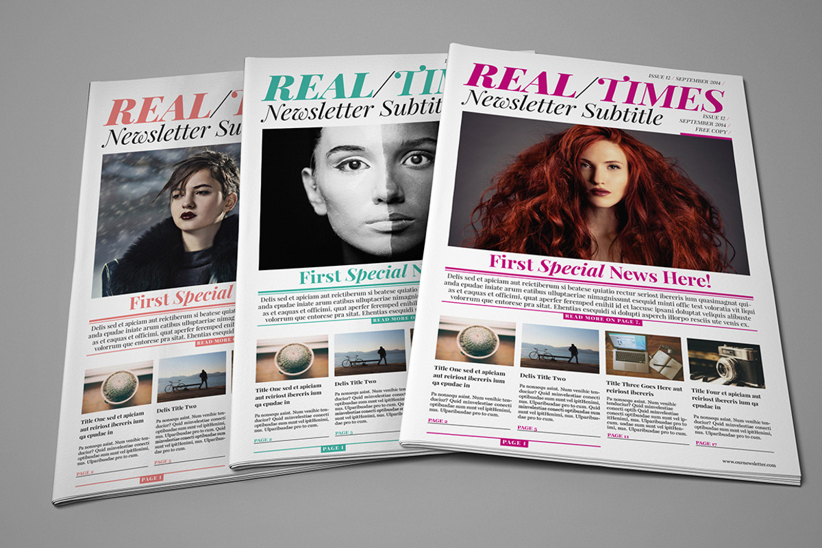 Multiformat Newspaper, a Magazine Template by IndieStock (Photo 5 of 5)