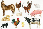 Farm Animals 1-2 Illustrations, a Decorative Illustration by DioFlow (Thumbnail 4 of 4)