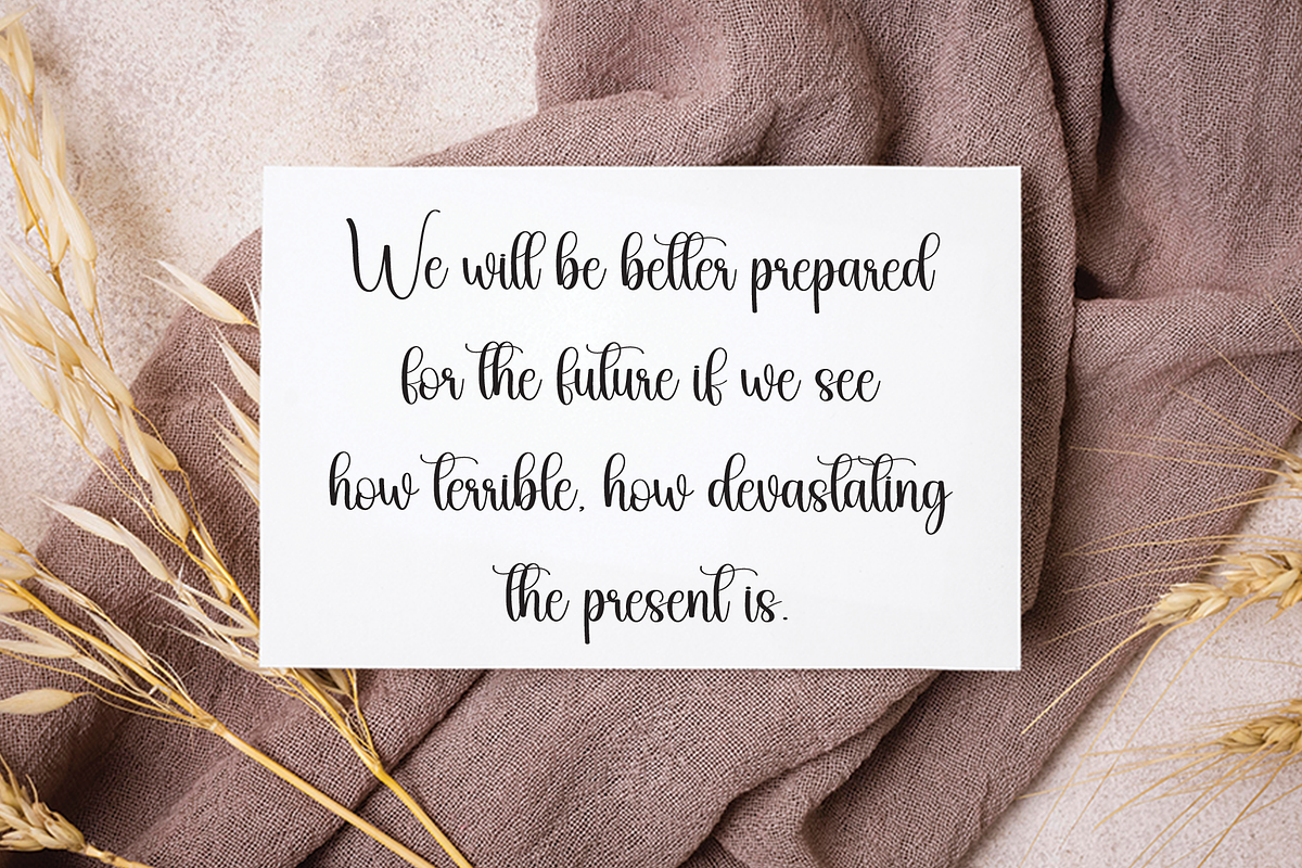 Rainyday | Script Font, a Handwritten Font by Scratchones (Photo 3 of 8)