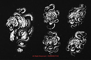10 Bundle Dark Art Tiger Snake Fight, an Illustration by Morspective (Thumbnail 5 of 7)