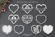 Romantic Hearts Collection - Vector, an Object Graphic by Tommy & Tilly Design (Thumbnail 4 of 8)