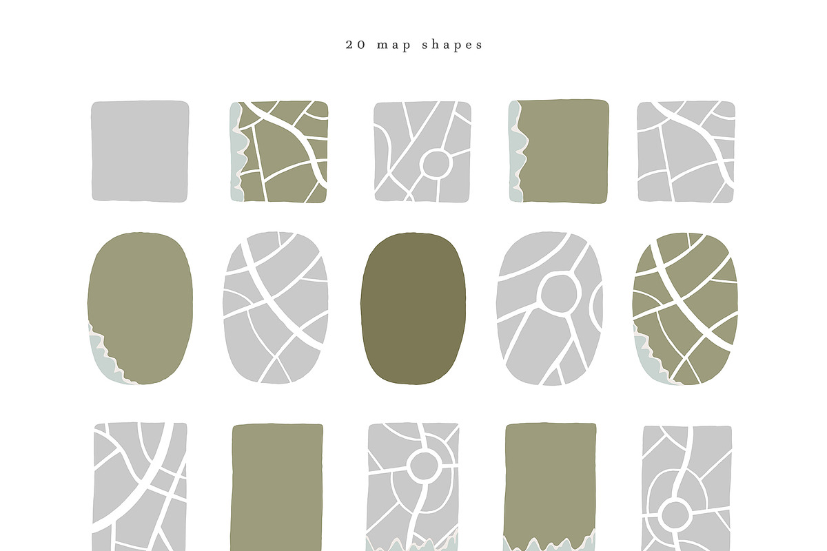 Summer Market - poster & map creator, a Decorative Illustration by Cute Atelier (Photo 9 of 18)