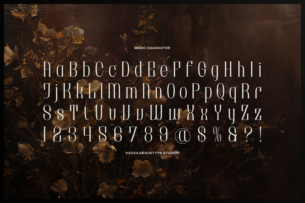 Brunelis Noctelle Display Serif Font, a Handwritten Font by gracetype_studio (Photo 10 of 12)