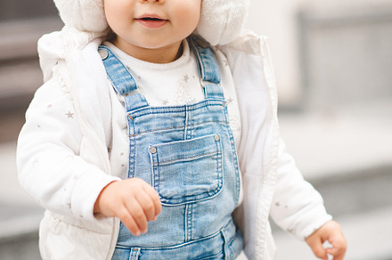 Cute baby girl wear casual cloth, a Person Photo by morrowlight