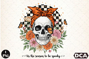 Halloween Skeleton Head, an Illustration by DreamCafeArt (Thumbnail 1 of 7)