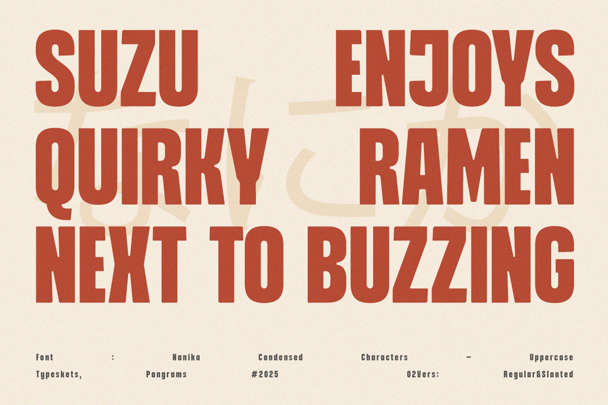 Nanika, a Sans Serif Font by Typeskets (Photo 9 of 15)