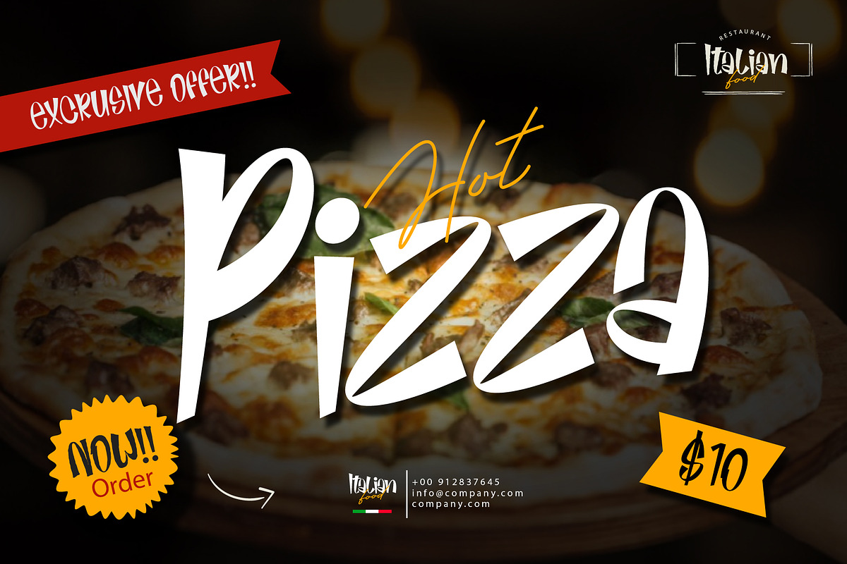 Pick Pasta Font, a Handwritten Font by KengGraphic (Photo 2 of 10)