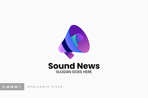 Sound Gradient Colorful Logo, a Branding & Logo Template by ivan_artnivora