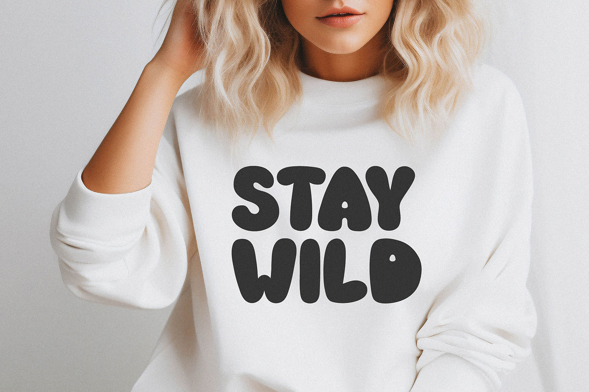 Cool Berry Lovely Bubble Font, a Handwritten Font by BarcelonaShop (Photo 2 of 10)