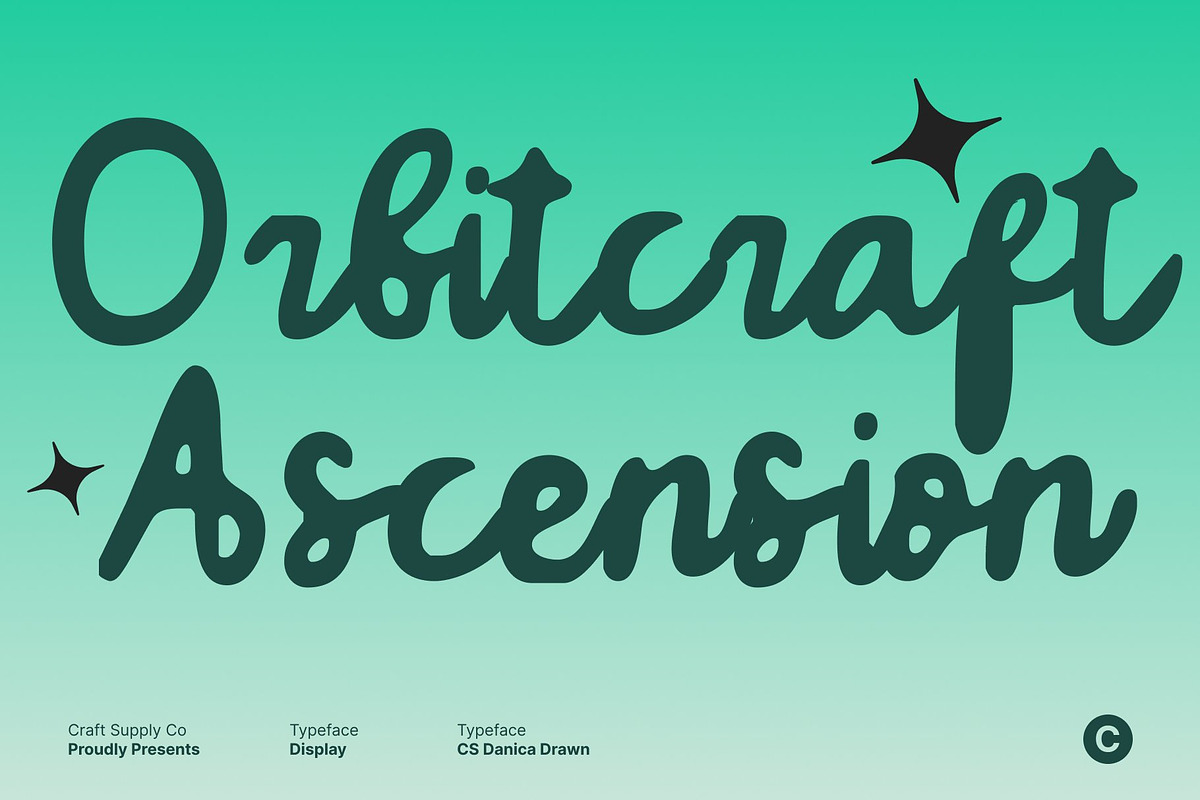 CS Danica Drawn, a Script Font by Craft Supply Co. (Photo 5 of 8)