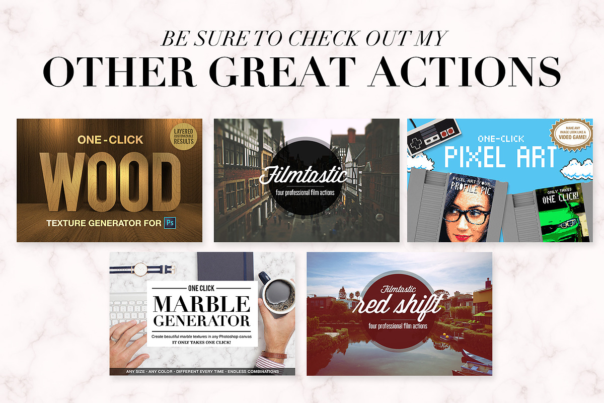 Pixel Art - One Click Actions, an Action Add-On by Josh Johnson (Photo 7 of 7)