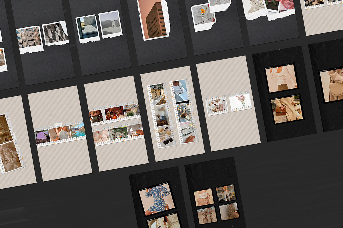 200 Film Frames & Instant Templates, a Social Media Template by Feel This (Photo 23 of 32)