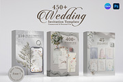 Wedding Invitation Ultimate Bundle, an Invitation Template by EvitePapery (Thumbnail 1 of 10)