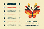 Shader Brushes for Illustrator, a Brush Add-On by pixelbuddha.net (Thumbnail 6 of 11)