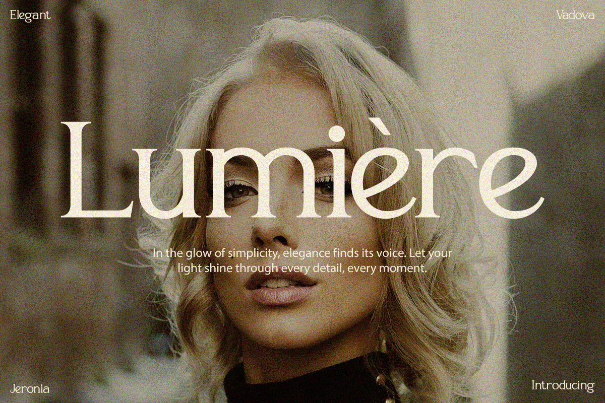 Feronia – Elegant Serif Font, a Serif Font by Vadovastd (Photo 2 of 8)