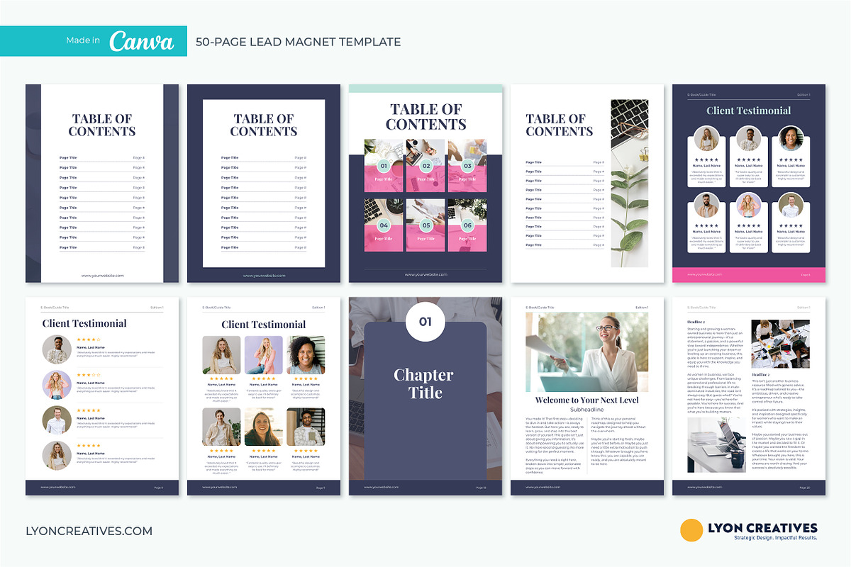 Elevate Lead Magnet Pack Canva, a Marketing Template by LyonCreatives (Photo 3 of 6)