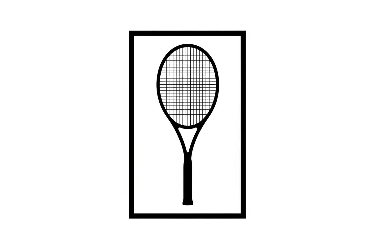 Tennis Racket Icon Silhouette Bundle, an Illustration by Designs_River (Photo 39 of 51)