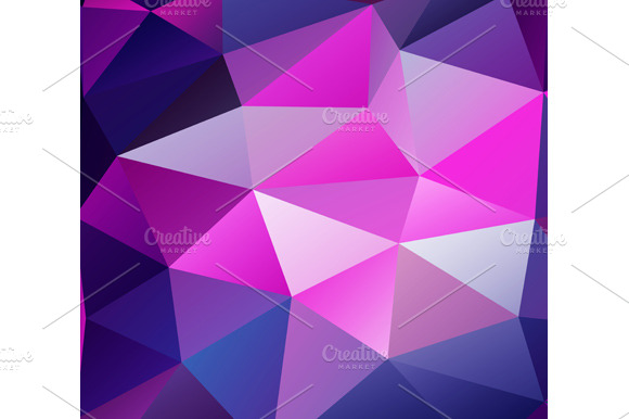 Triangle Background. Purple Polygons