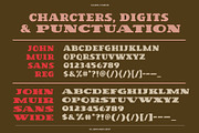 VS John Muir Serif Vintage Font, a Slab Serif Font by Vicarel Studios (Thumbnail 12 of 12)