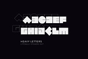 Geometric Headline Font, a Symbol Font by artyway (Thumbnail 5 of 7)