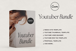 Youtuber Template Bundle Canva