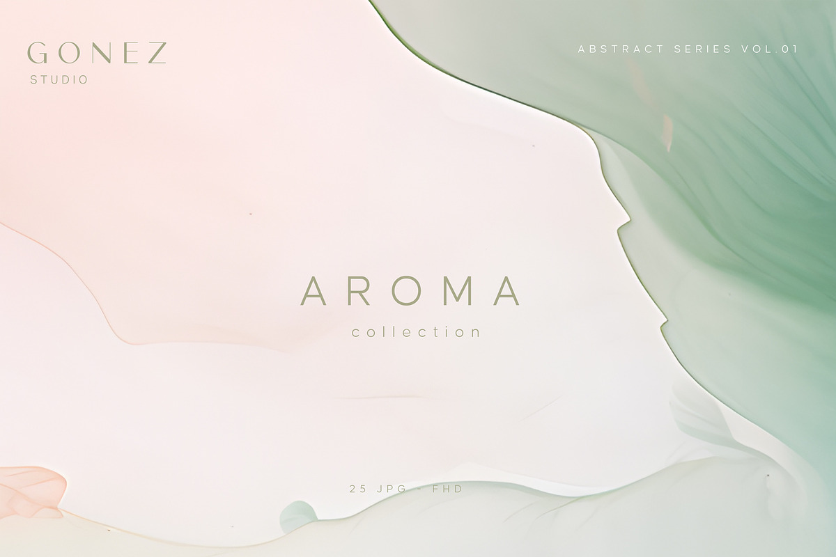 Abstract Series Volume 2 - AROMA, a Wallpaper Graphic by Gonez Studio (Photo 1 of 6)