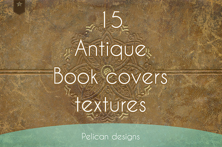 antique book cover textures