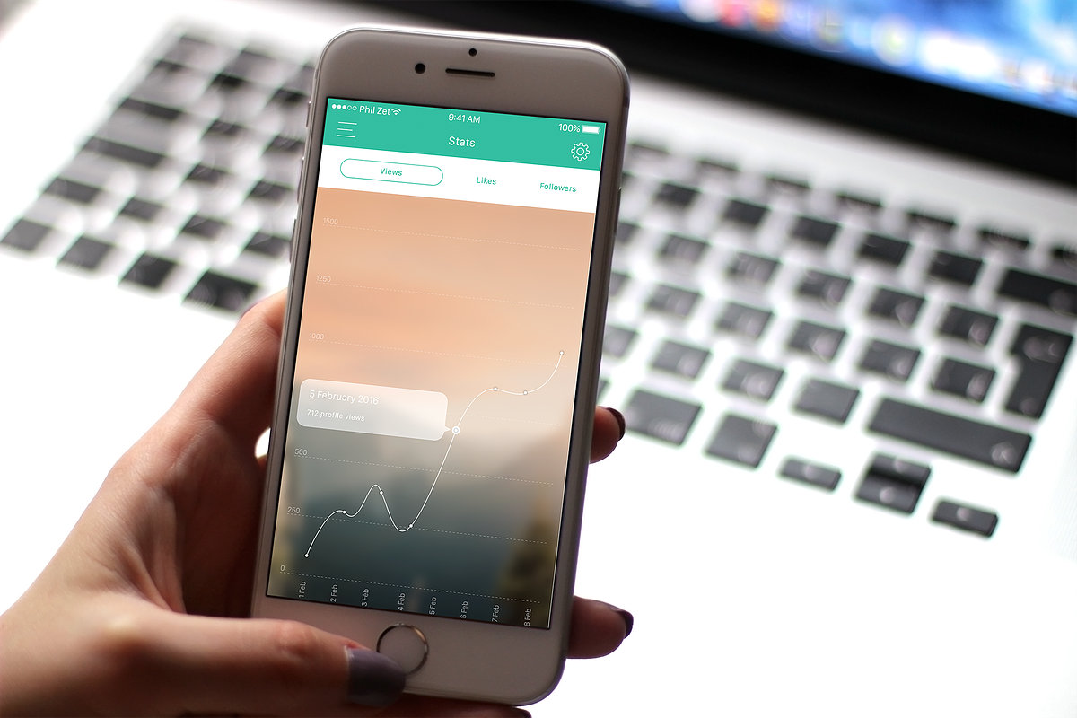 iOS 10 App Template (Sketch 3), an UI Kit Template by Phil Zet (Photo 6 of 8)
