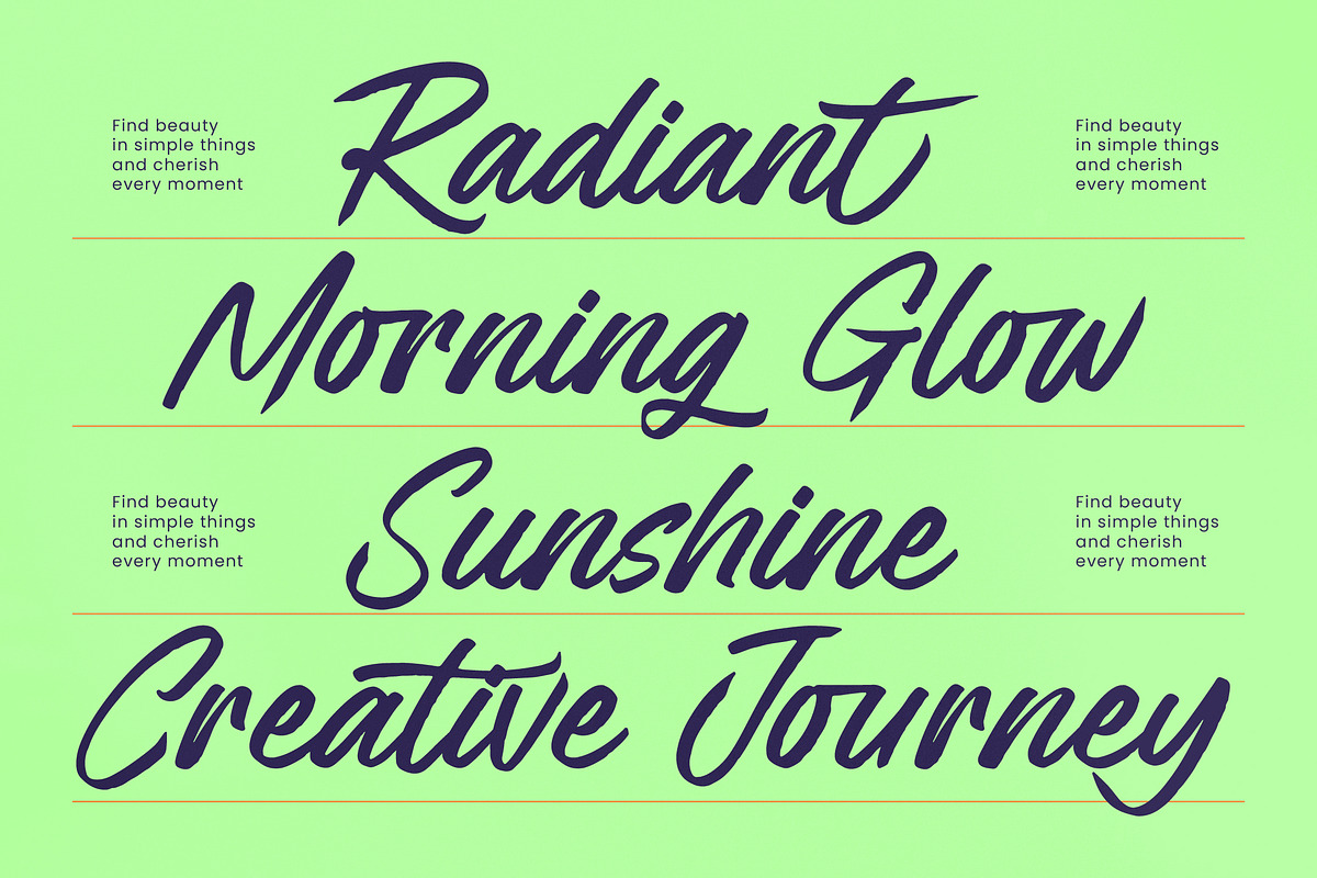 Legont Heritage Modern Brush Script, a Script Font by Letterena Studios Script (Photo 6 of 15)