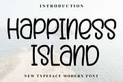Happiness Island, a Serif Font by FreshTypeINK (Thumbnail 1 of 8)