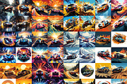 274 Cars Midjourney Prompts, a Transportation Illustration by iHemalaya (Thumbnail 3 of 6)