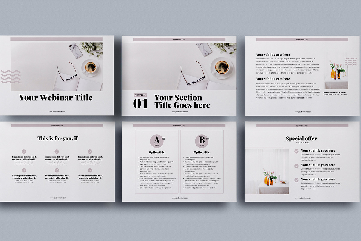 Webinar Slide Deck Canva Template, a Presentation Template by 3.14&Co