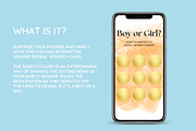 Gender Reveal Digital Scratch Card, an Email Template by SunshineStudioBoutique (Thumbnail 3 of 7)