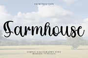 Farmhouse, a Handwritten Font by InermediaSTUDIO (Thumbnail 1 of 8)