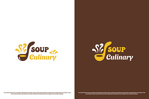 Soup Culinary Logo Design Icon, a Branding & Logo Template by Morvana Crew