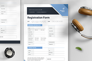 Registration Form, a Flyer Template by SquidPixey (Thumbnail 2 of 6)