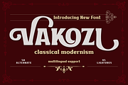 VAKOZI | Serif Classic Modernism, a Serif Font by twinstd (Thumbnail 1 of 13)