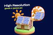 Ecology And Sustainable 3D Icon, an Environmental 3D Model by orenjidesign (Thumbnail 3 of 8)