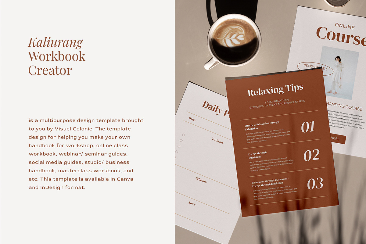 Kaliurang - Workbook Creator, a Magazine Template by Visuel Colonie® (Photo 3 of 14)