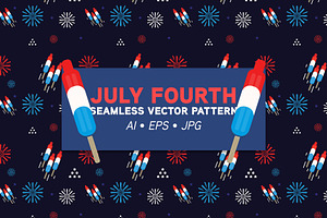 Fourth of July Seamless Pattern
