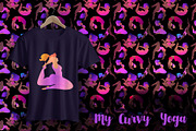 My Curvy Yoga. Vector Set of 43., a Healthcare Illustration by Varvara Gorbash (Thumbnail 5 of 8)