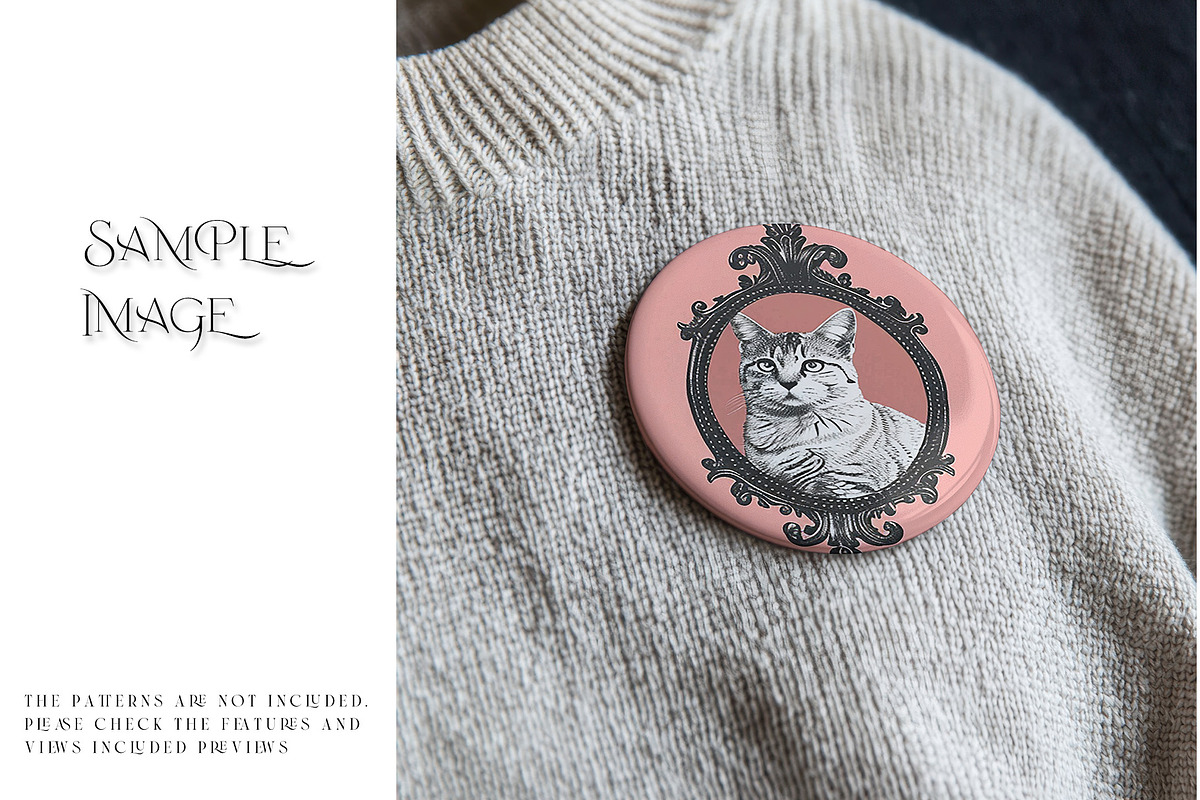 Pin Badge Collction PNG & PSD Mockup, a Product Mockup by mock-ups (Photo 17 of 22)