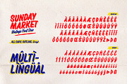 Sunday Market - Vintage Font Duo, a Script Font by ikiiko (Thumbnail 7 of 7)