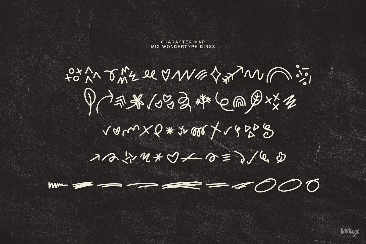 Wondertype — A Font Duo, a Handwritten Font by Mix Fonts (Photo 5 of 7)