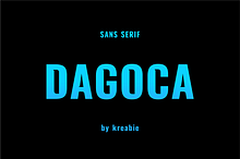 DAGOCA FONT
