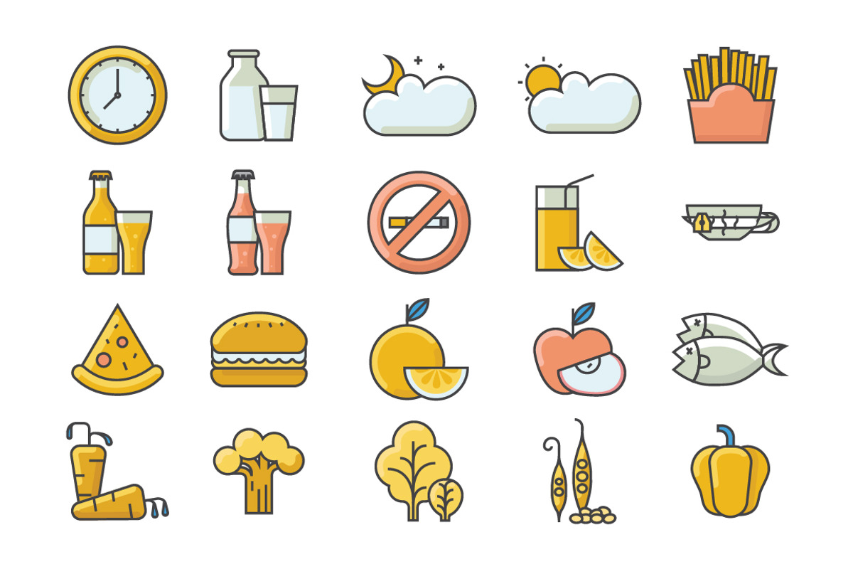 68 Funky Fitness Icons, an Icon by Flat Icons (Photo 5 of 5)
