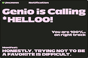 Uncmmn Genio - Display Sans Serif, a Sans Serif Font by Kotivoro (Thumbnail 14 of 15)