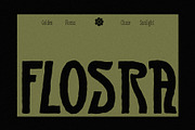 SFC Flosra - Folkcraft Display, a Slab Serif Font by Saera Type (Thumbnail 1 of 12)